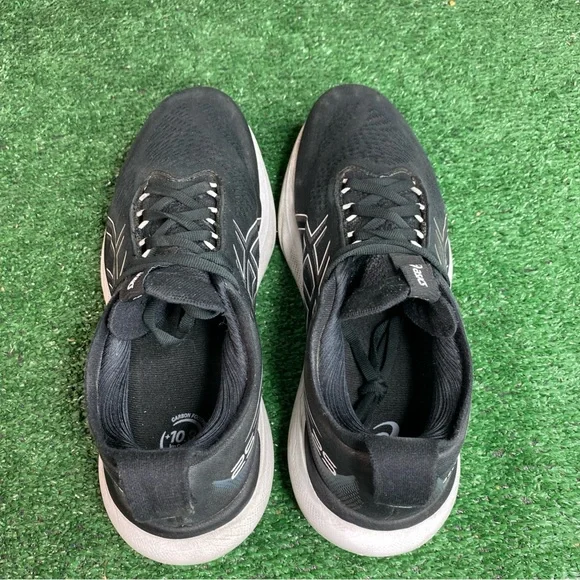 Asics Gel-Nimbus 25 Womens Running Shoes Black Athletic Sneakers Size 9.5 D Wide - Picture 5 of 12